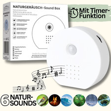 Nature Sounds Soundbox With Motion Sensor & 6 Sounds, Bird Chirping, Relax