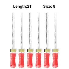 Sky Choice K-Files - 21 mm Length, Size 06 Pink with Rubber Stopper 6/Pkg