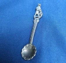 RARE 1979 Momma & Cub Vintage Silver Collectable Mini Spoon Made by Fort