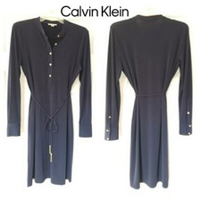 Calvin Klein Navy Blue Dress Size 6 NWOT