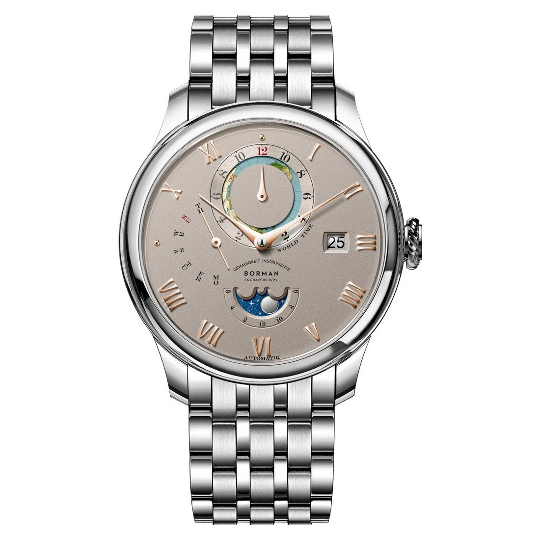 BORMAN Men s Luxury Watch Automatic Watch Mechanical Watch Month