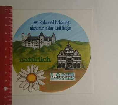 Sticker/Decal: Paderborn country where rest and relaxation (17121619)