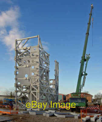 Foto 6x4 Probeerrichtung komplexer Stahlkonstruktion Yate\/ST7182 Billingt um 2008