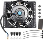 Competition Transmission Oil Cooler Fan & Switch 6.5"x8.15'' 12V 80W