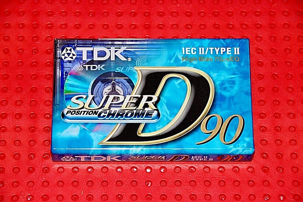 Lot De 3 Cassettes Audio TDK Super CDing 90 - Chrome Type II - 1997 - Neuves