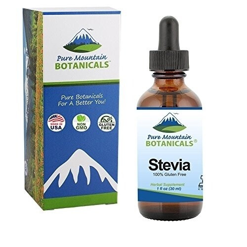 Liquid Stevia Drops Alcohol Free And Kosher Sugar Substitute 1Oz