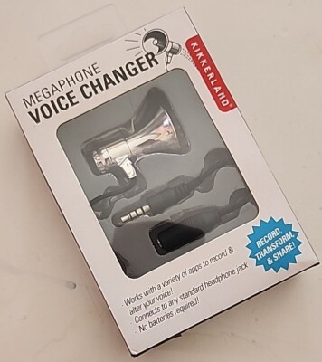 KIKKERLAND MEGAPHONE VOICE CHANGER-BRAND NEW