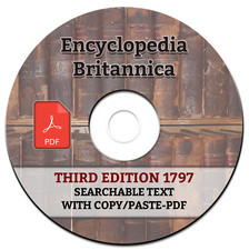 ENCYCLOPEDIA BRITANNICA-THIRD 3RD EDITION 1797-All Volumes-Reference Books-DVD