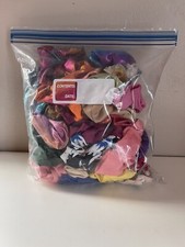 40 handmade Scrunchie Multicolor Hair Tie Pony Tail Holder prints Colors solids