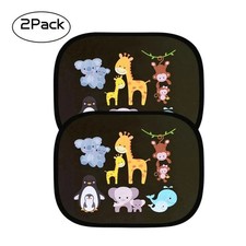 Auto Seitenscheibe Sonnenschutz Kinder Motiv UV Schutz Sichtschutz 2er Set