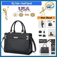 Stylish Black Faux Leather Pet Carrier Bag TSA Airline Approved for Small Dog...