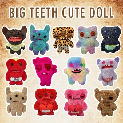 MARKENLOS ☆Fuggler Funny Ugly Doll Old Tooth Fuggula Soft Toy Plush Stuffed Toys