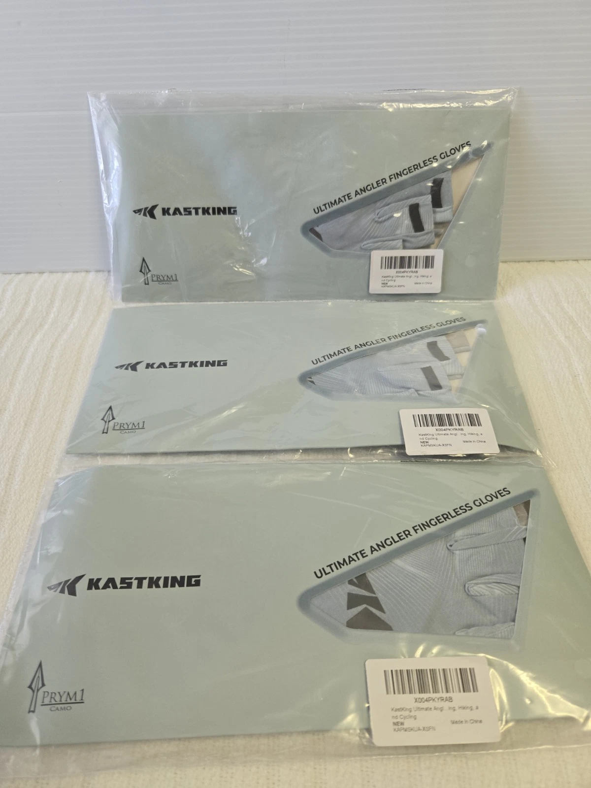 Lot Of 3 KastKing Ultimate Angler Fingerless Gloves XS Prym1 Camo UV Fishing
Opens in a new window o