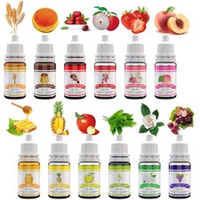 Seifenduftöl Flüssig Duftset 12x10ml Badebomben Seifen Kosmetik