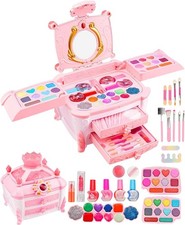 Kids Makeup Sets for Girls, 49 PCS Girls Make Up Starter Kit, Children Princess