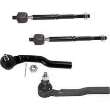 Tie Rod End Set For 2015-2019 Honda Fit Front Left and Right Inner And Outer