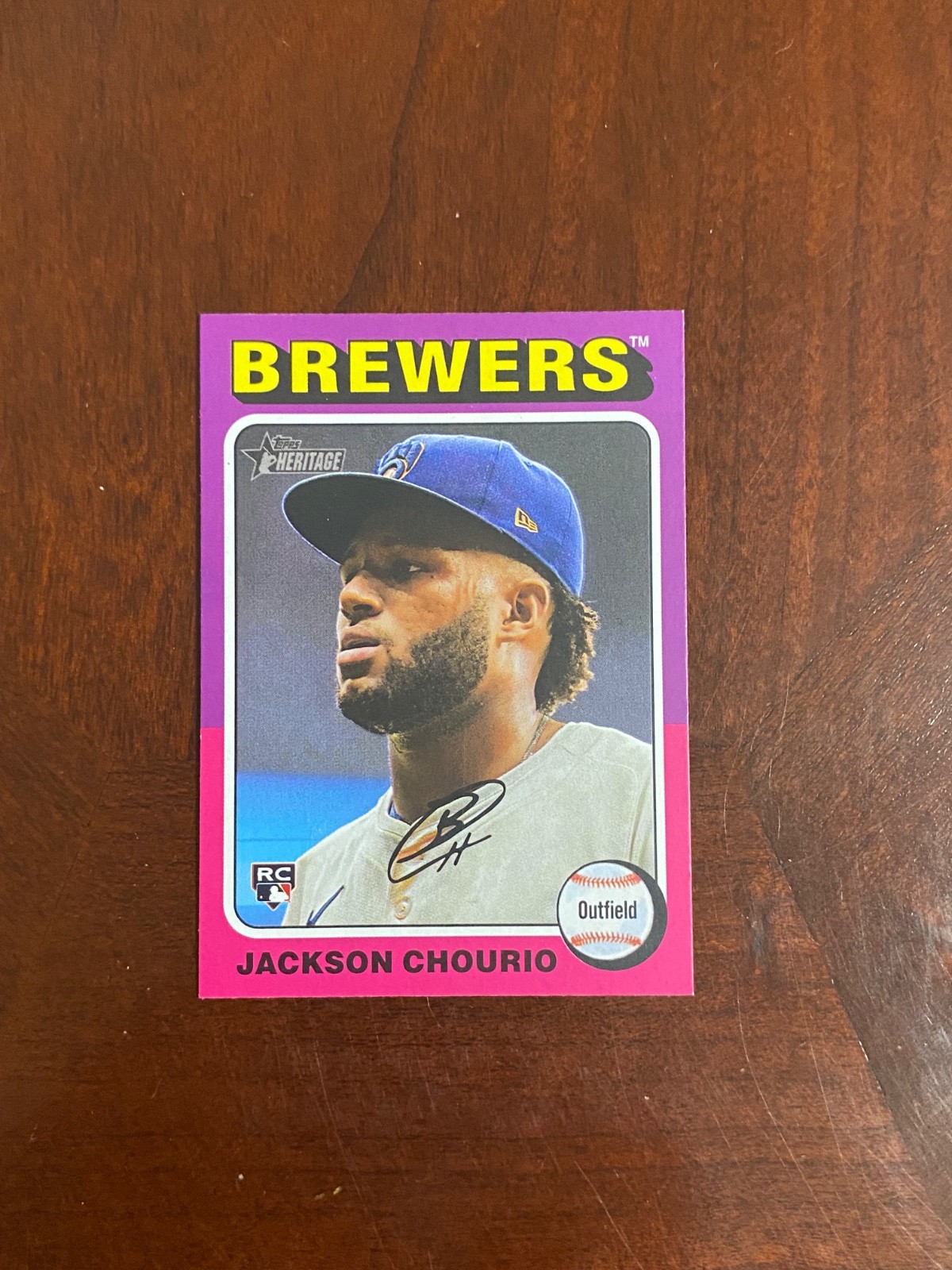 2024 Topps Heritage High Number - Jackson Chourio #632 (RC)