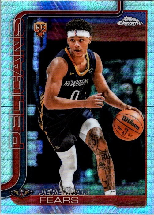 2025-26 Topps Chrome #257 Jeremiah Fears Refractor