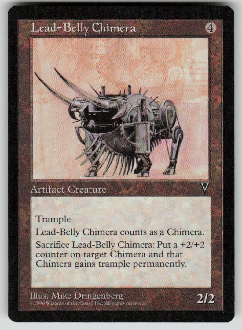 Lead-Belly Chimera Uncommon Visions MTG Near Mint 1997