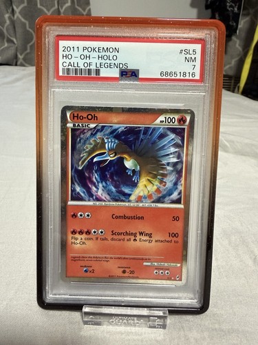 Pokemon Ho-Oh Holo Call Of Legends SL5 PSA 7