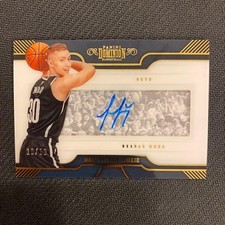 Dzanan Musa 2018-2019 Panini Main Exhibit Rookie Card with Gold