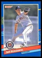 Jeff Robinson 1991 Donruss #245 Tigers MLB READ FREE SHIPPING AutographDen