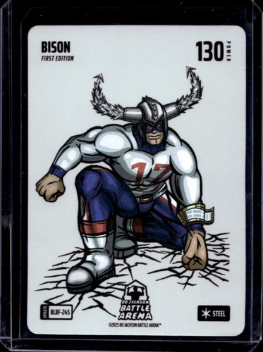 2025 Bo Jackson Battle Arena 1st Edition Bison Josh Allen Steel #BLBF-245