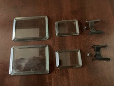 1920 Royal Model 10 Typewriter Complete Set of Beveled Glass Panels W/Hardware thumbnail