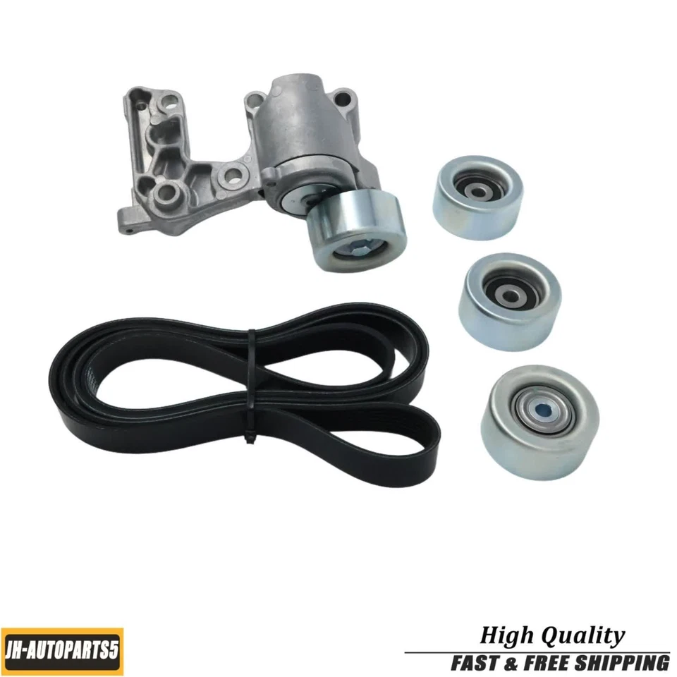 5x Serpentine Belt Drive Component Kit for 05-15 Toyota 4Runner Tacoma Tundra - Image 4 of 4