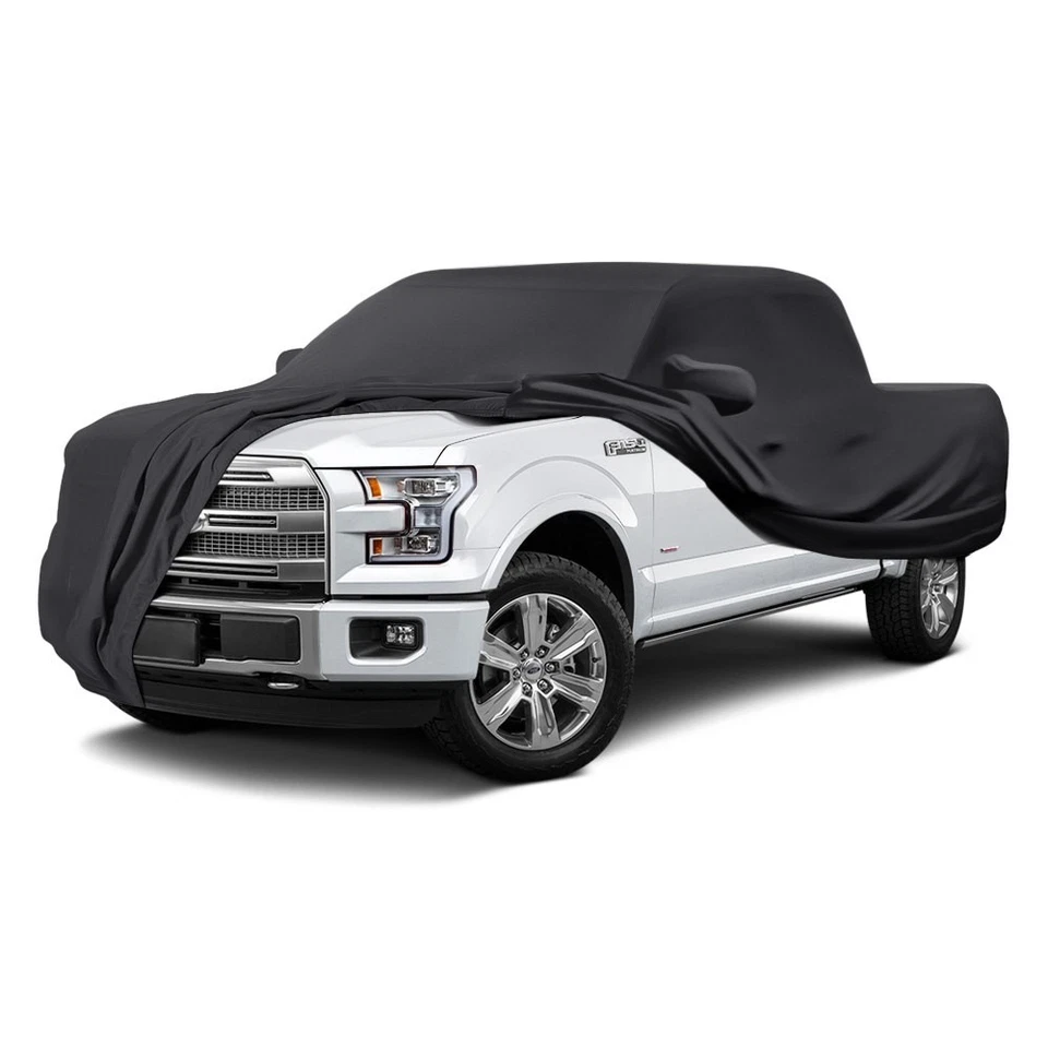 For Chevy Colorado 04-12 Satin Stretch Indoor Dark Gray Custom Car Cover Foto 2 de 4