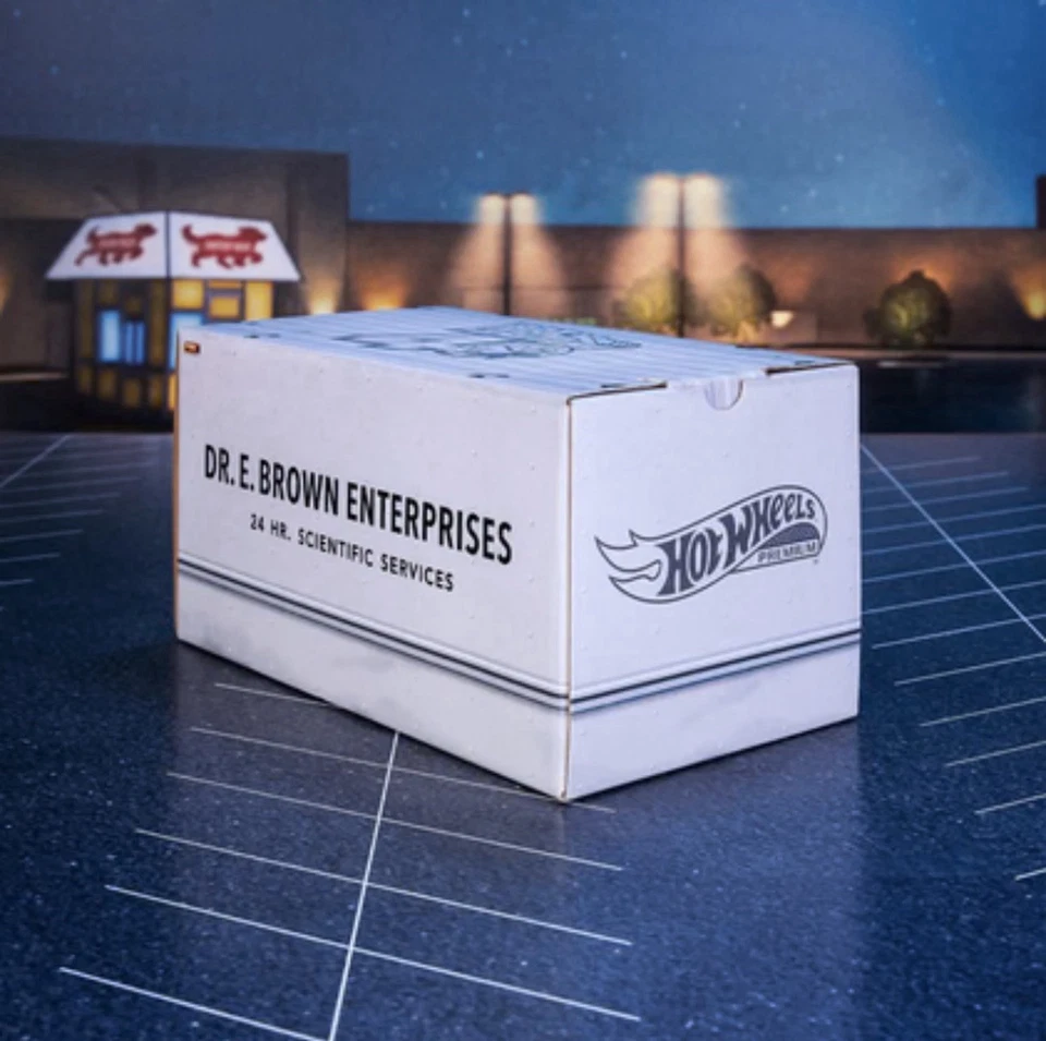 2025 Hot Wheels Collectors SDCC Back to the Future 40th Anniversary Set (Sealed) - Image 3 of 4