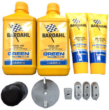 KIT TAGLIANDO MOTORE FUORIBORDO YAMAHA 40-50-60 OLIO BARDAHL FILTRO ANODI SET F
