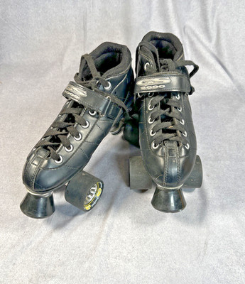 Roller Derby RD GS3000 Quad Roller Skates Black Mens 8  Free Shipping