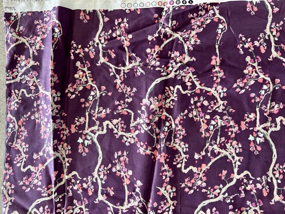 Galería de Arte Tela Voile 1 Yarda País de las Maravillas Hojas Encantadas Katarina Roccella Foto 2 de 4