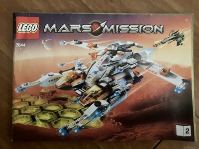 LEGO Mars Mission Mx81 Hypersonic Operations Aircraft 7644 Instruction Booklet 2