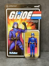 COBRA COMMANDER Super7 ReAction GI JOE 3.75  Action Figure