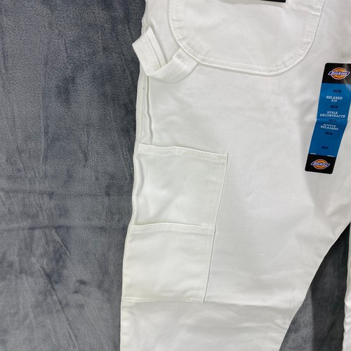 Dickies Utility Malerhose weiß Relaxed Fit Herren 38x34 Sherwin Williams Neu mit Etikett - Bild 7 von 16