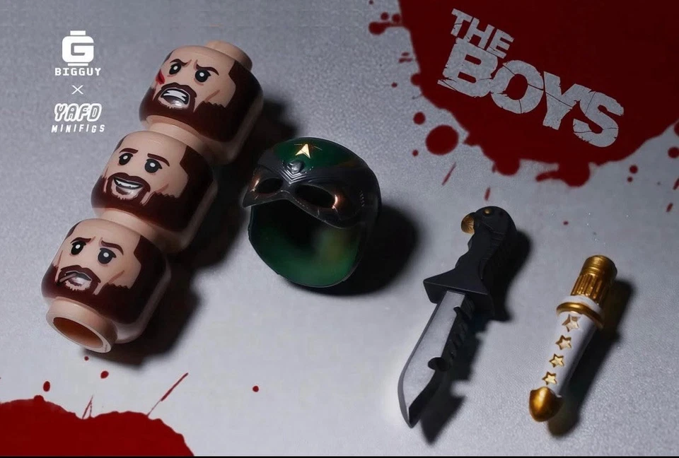 LEGO BigGuy Customs X Yafd The Boys Soldier Boy Pad Printed Minifigure - Image 4 of 4