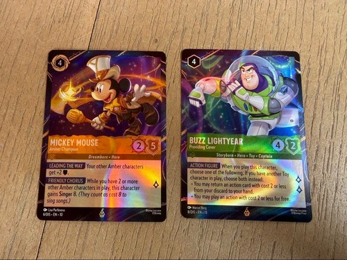 Disney Lorcana Promo Hong Kong Disneyland Exclusive 2 Set