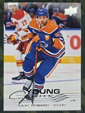 Isaac Howard 2025-26 Upper Deck Young Guns RC #469 Edmonton Oilers