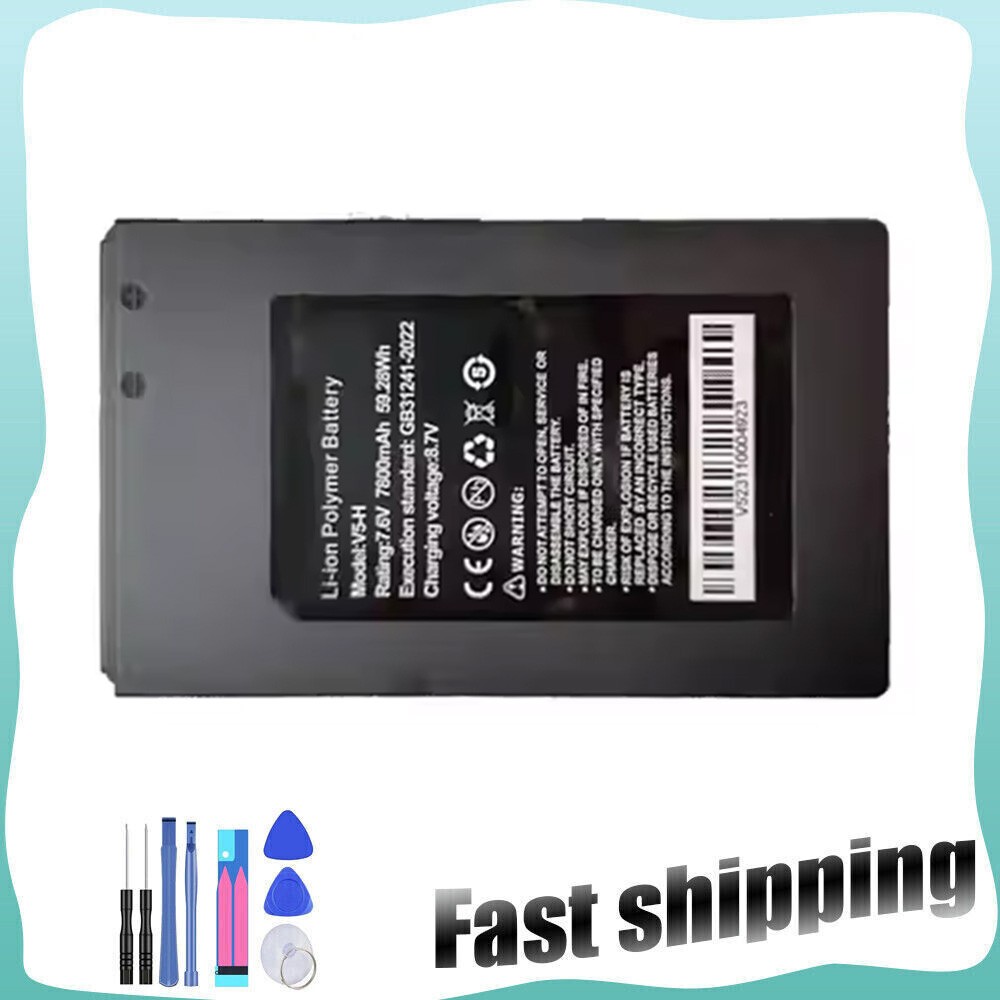 for Rsrteng V5-H Battery Compatible IPC-9800plus+ and X7 series camera tester
