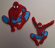 SPIDERMAN LOT OF 2 SUPERHERO IRON/SEW on Embroidered Patch