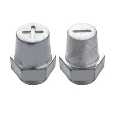 5/16"-18 Thread Battery Terminal Post Adapter Female Lead Stud Extension 2Pack
