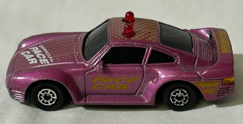 Auto d'epoca pressofusa rosa Porsche 959 ufficiale Pace Car - Foto 2 di 6