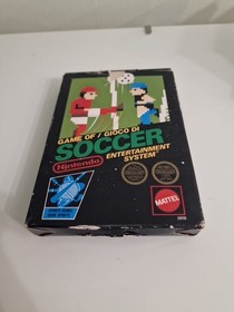 Nintendo Nes Game Of Soccer Cartridge Box Perfect Poster Included Very Rare