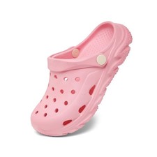 Little Girls Garden Clog Slip On Slide Sandals Beach Shoes Pink
