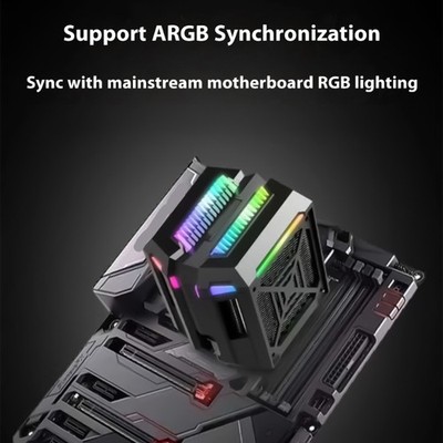 Efficient CPU Refrigerating Answer 4 Bronze Heat Conduits ARGB 120mm PWM Fan