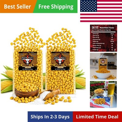 Irresistibly Crunchy Salted Corn Kernels   Deliciously Toasted & Salted Snack...