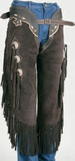 Hulara Pelle scamosciata Western Cowboy Chaps per uomo/donna Hulara Pelle scamosciata Western Cowboy Chaps per uomo/donna