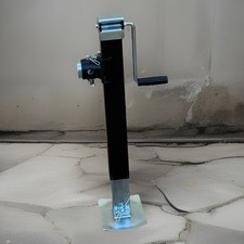 8000LBS Pipe Mount Trailer Tongue Jack Lift Sidewind Drop leg Weld On Hauling RV